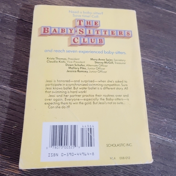 Vintage 90s The Babysitters Club #55 Jessi's Gold Medal Scholastic Paperback - Picture 5 of 8